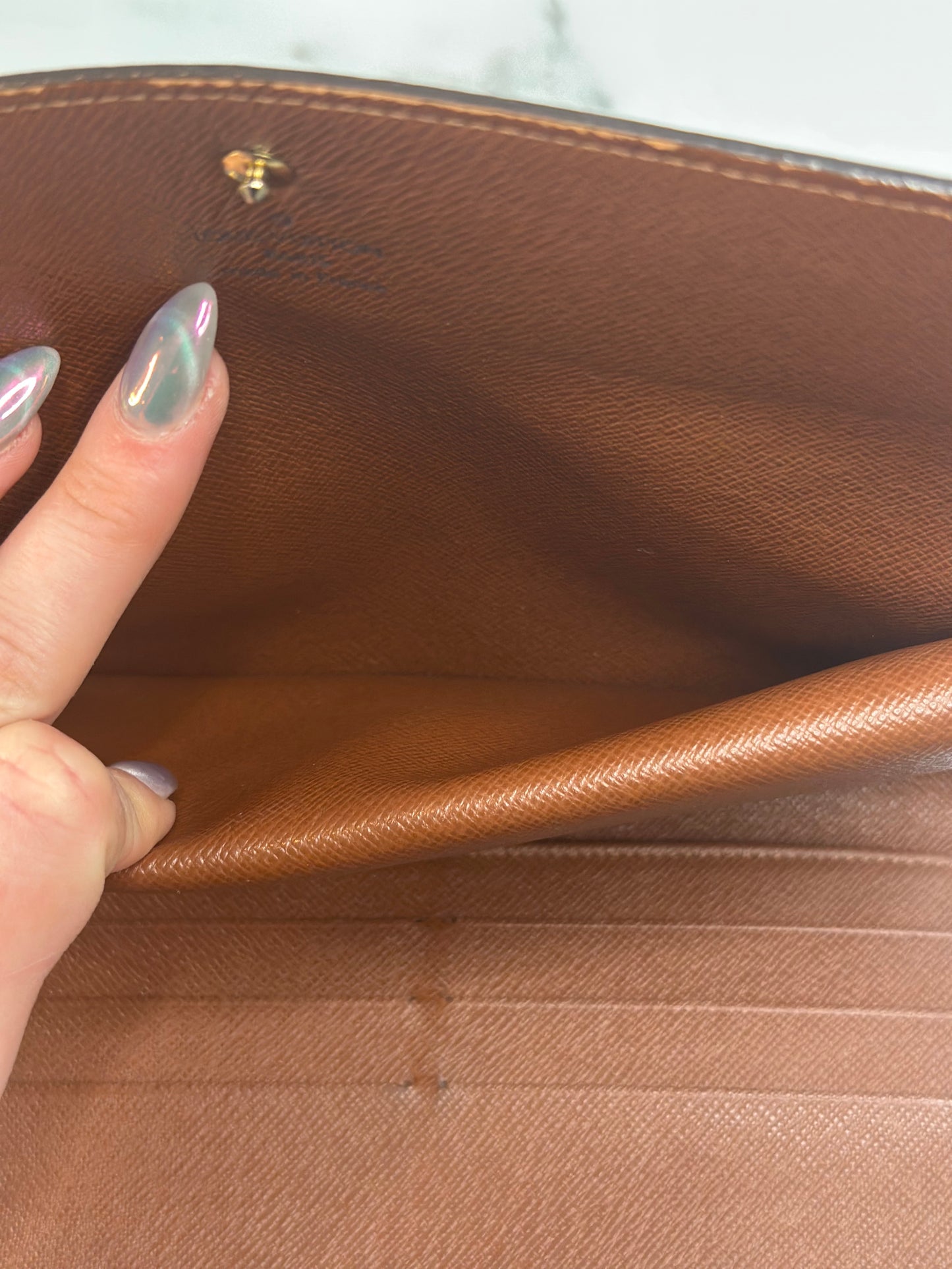 Pre-owned Louis Vuitton monogram canvas Porte Tresor wallet