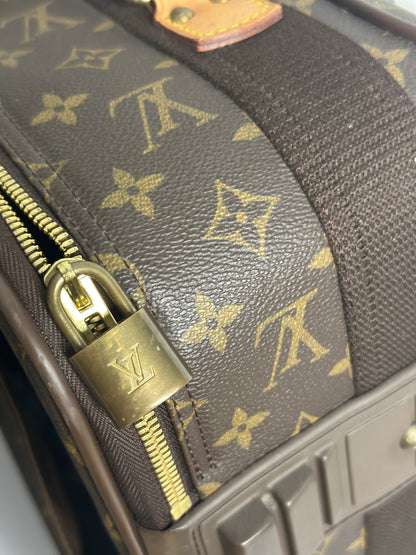 Pre-owned Louis Vuitton monogram canvas pegase 55 carry-on luggage