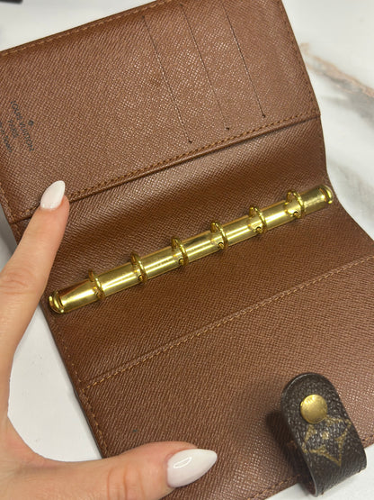 Pre-owned Louis Vuitton monogram, canvas agenda PM