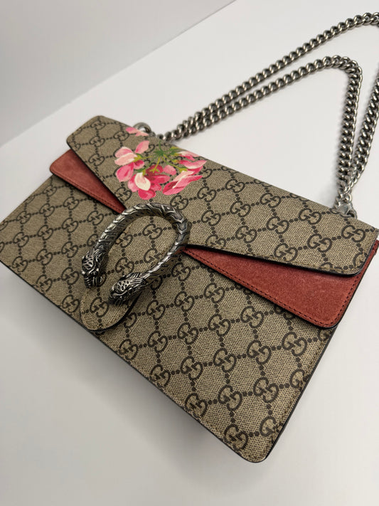 Pre-owned Gucci Blooms Medium Dionysus shoulder bag