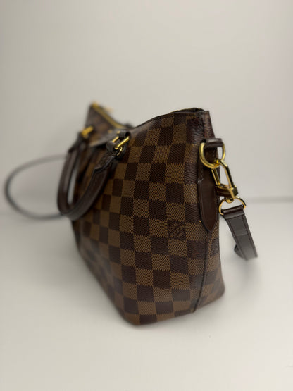 Pre-owned Louis Vuitton Damier Ebene Sienna PM two way tote