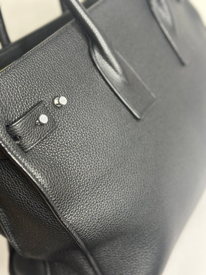 Pre-owned Saint Laurent Sac De Jour Supple Medium In Grained Leather