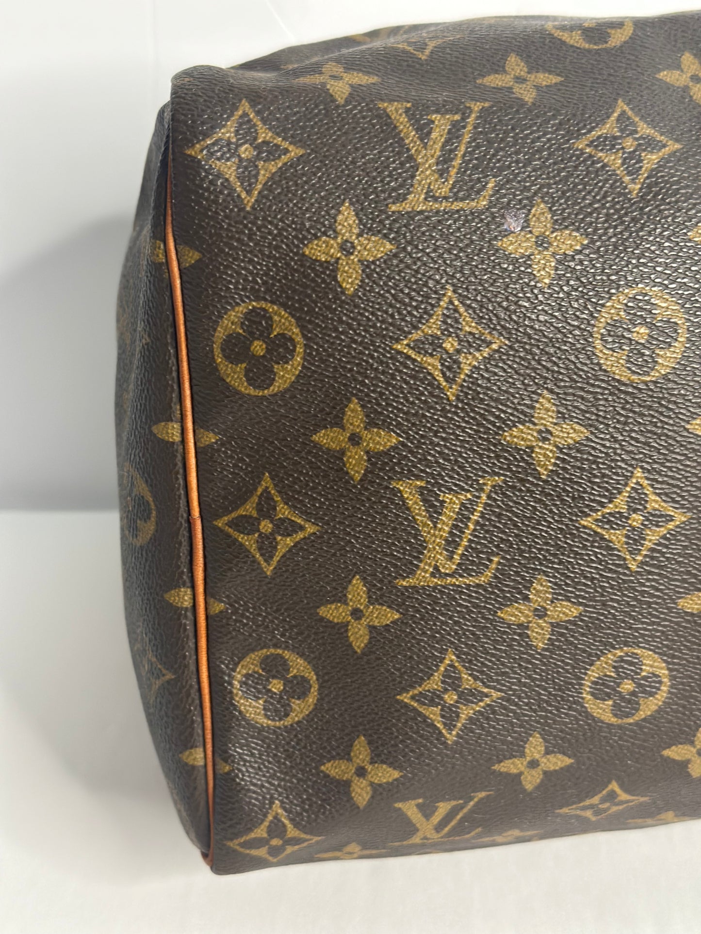 Pre-owned Louis Vuitton monogram canvas speedy 35 Boston bag