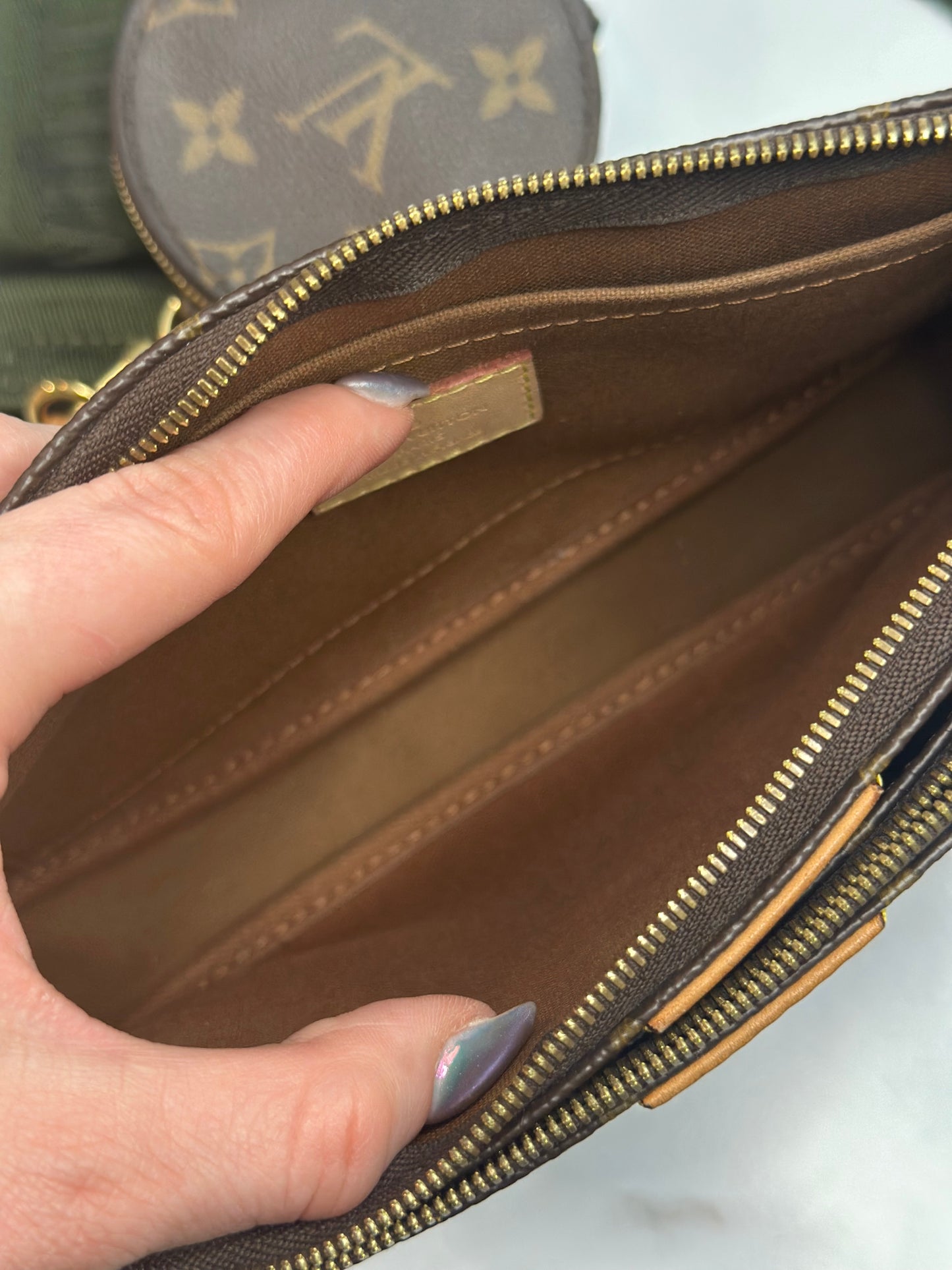 Pre-owned Louis Vuitton Monogram canvas multi pochette accessories crossbody