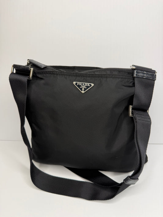 Pre-owned Prada black nylon M crossbody