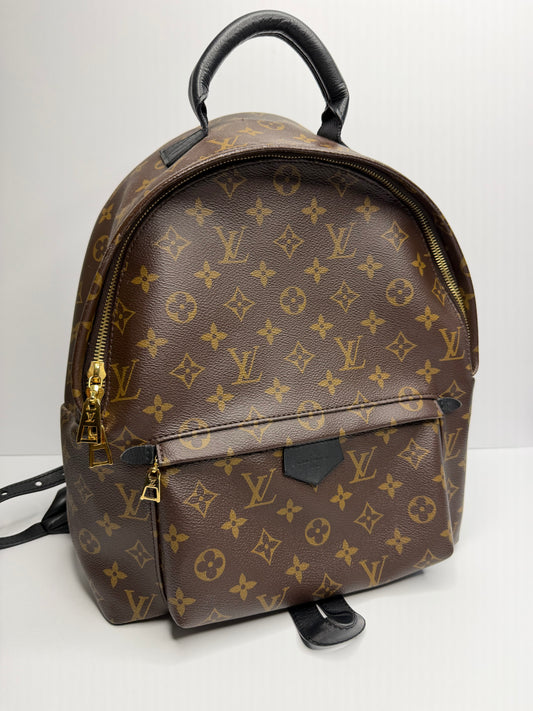 Pre-owned Louis Vuitton monogram canvas, Palm Springs MM backpack