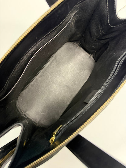 Pre-owned Celine macadam canvas top handle tote