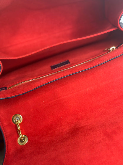 Pre-owned Louis Vuitton Navy Empriente leather St Germain MM Crossbody