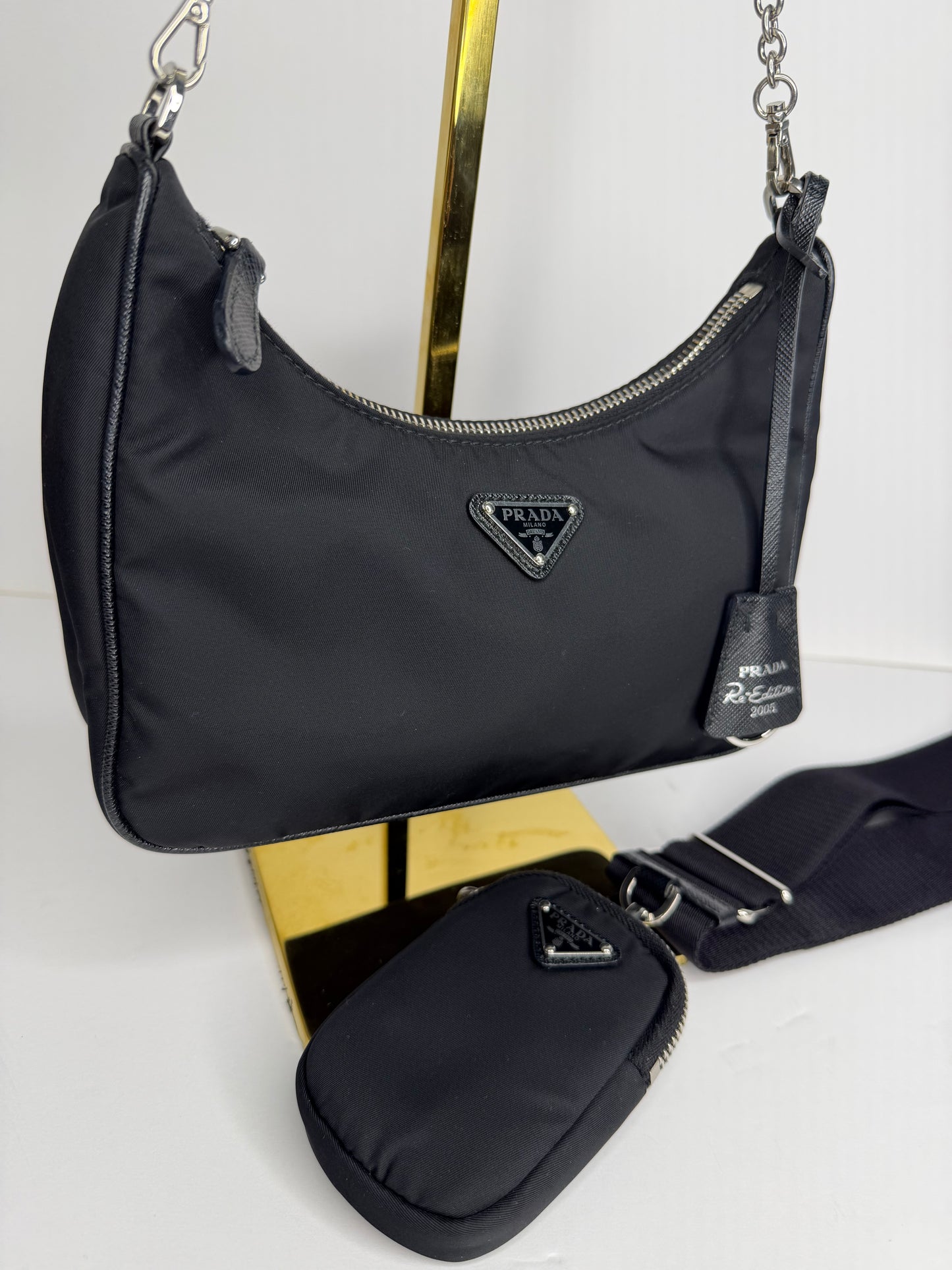 Pre-owned Prada Nylon Re-edition crossbody