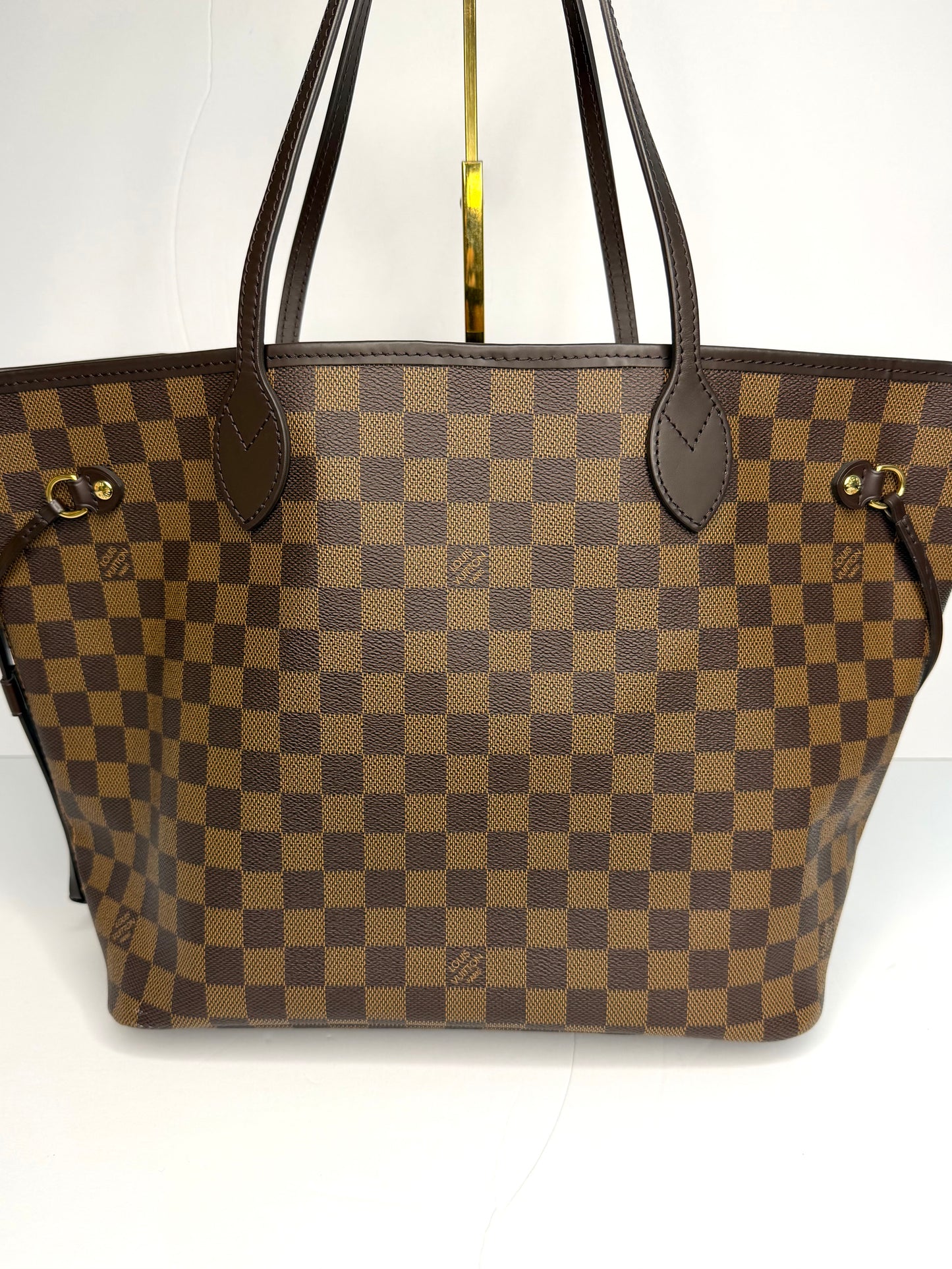Pre-owned Louis Vuitton Damier Ebene Neverfull MM tote