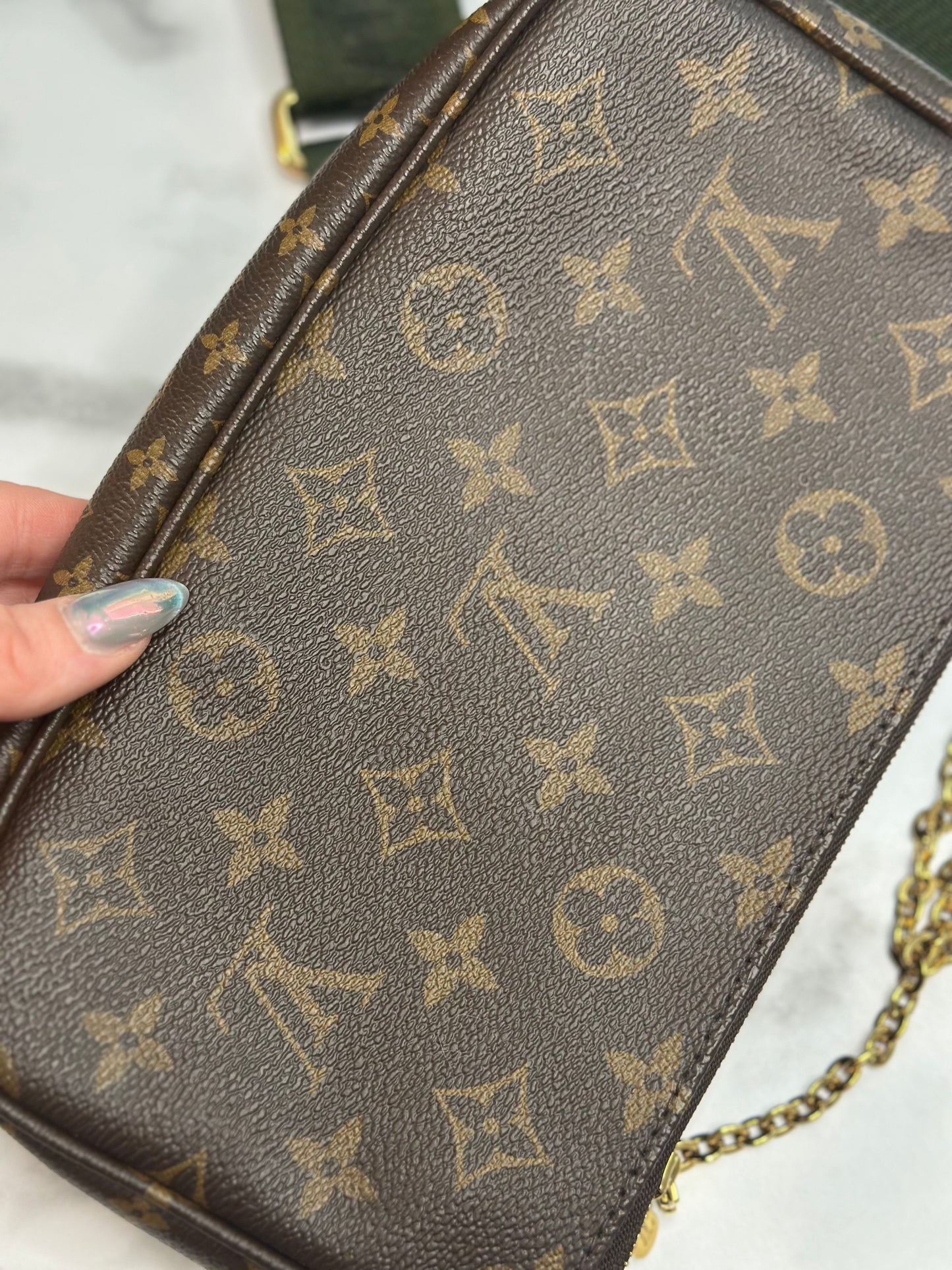 Pre-owned Louis Vuitton Monogram canvas multi pochette accessories crossbody