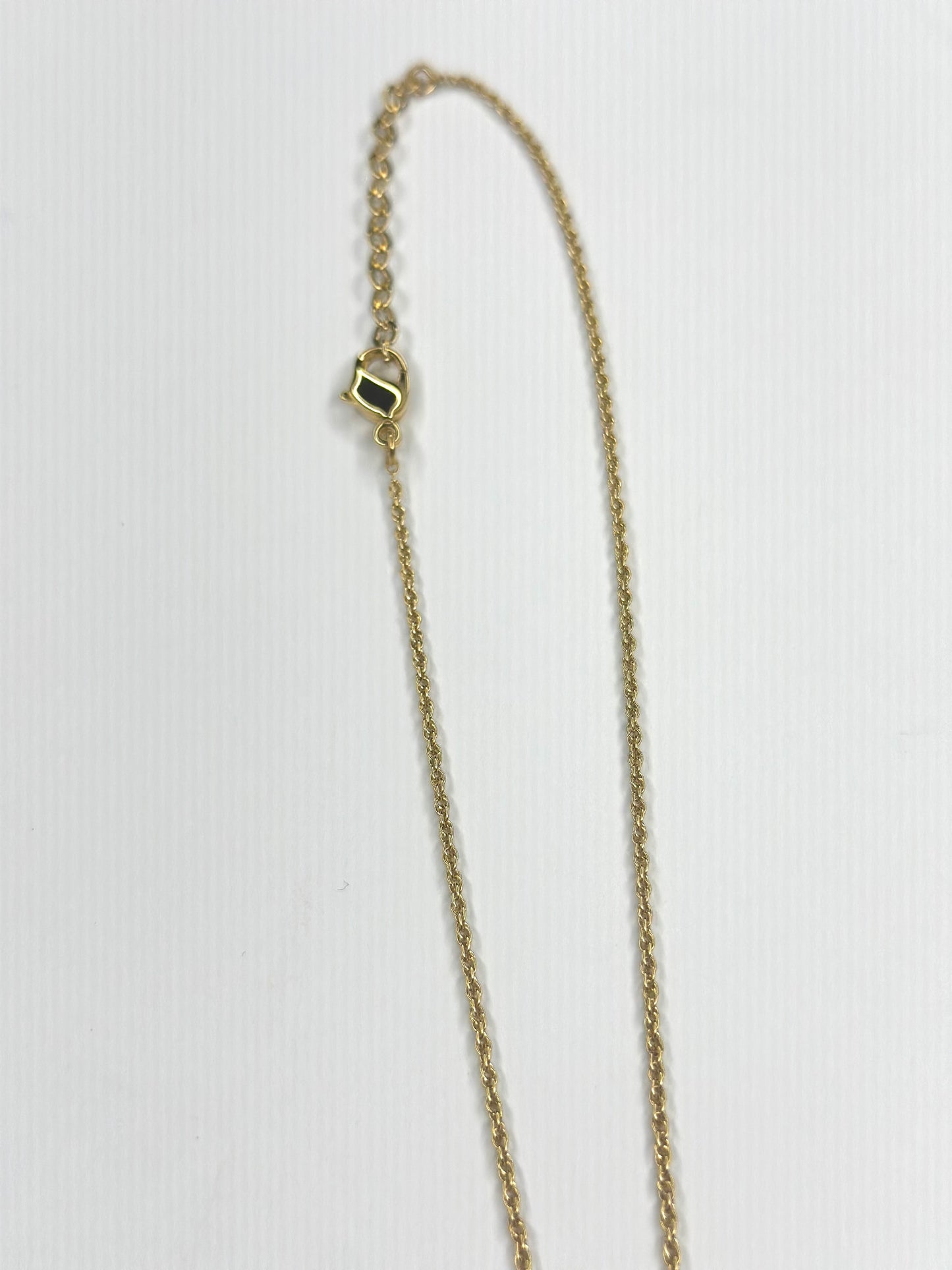 Pre-owned Christian Dior CD gold pendant necklace