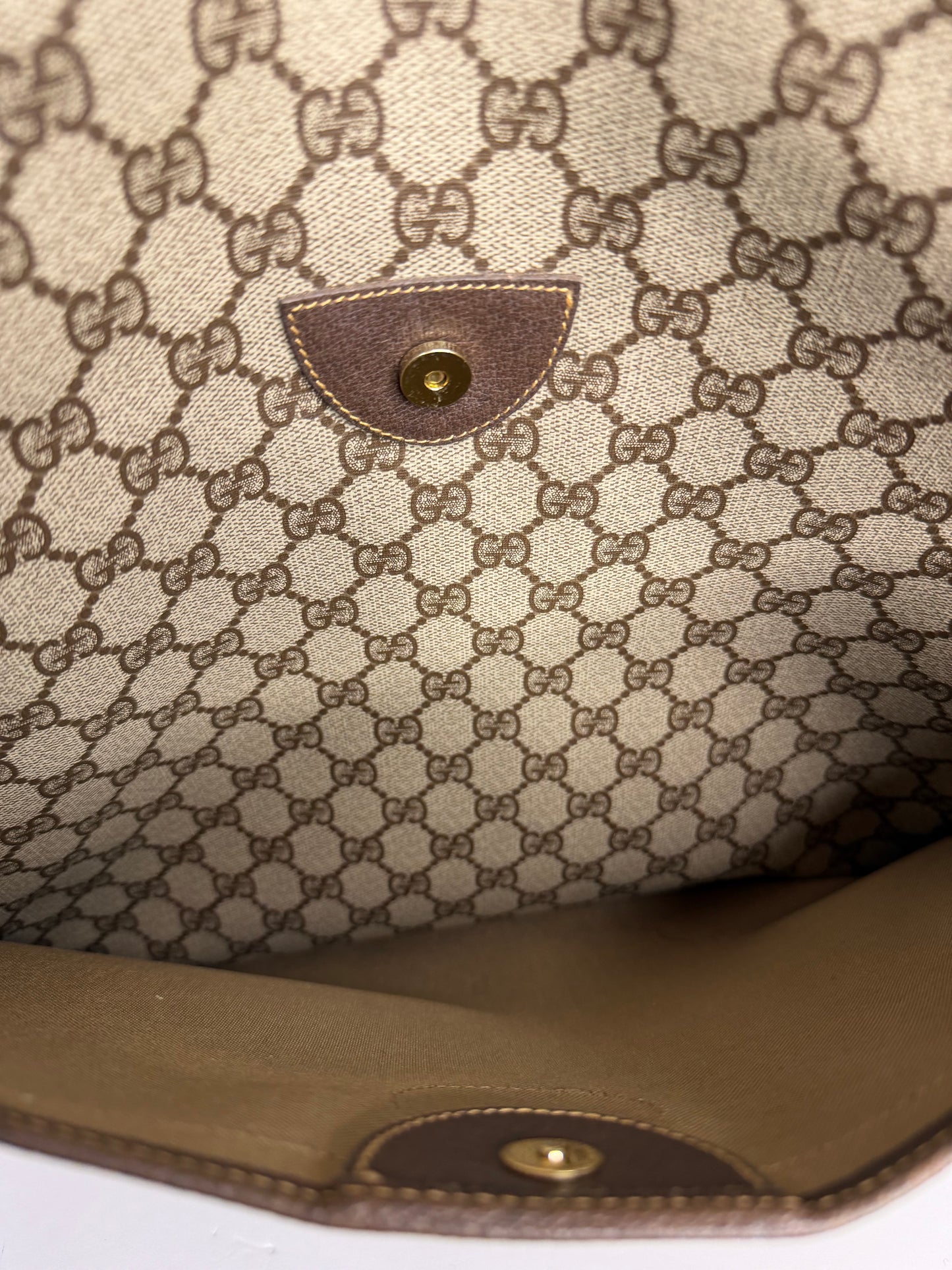 Pre-owned Gucci vintage Sherry line shoulder tote