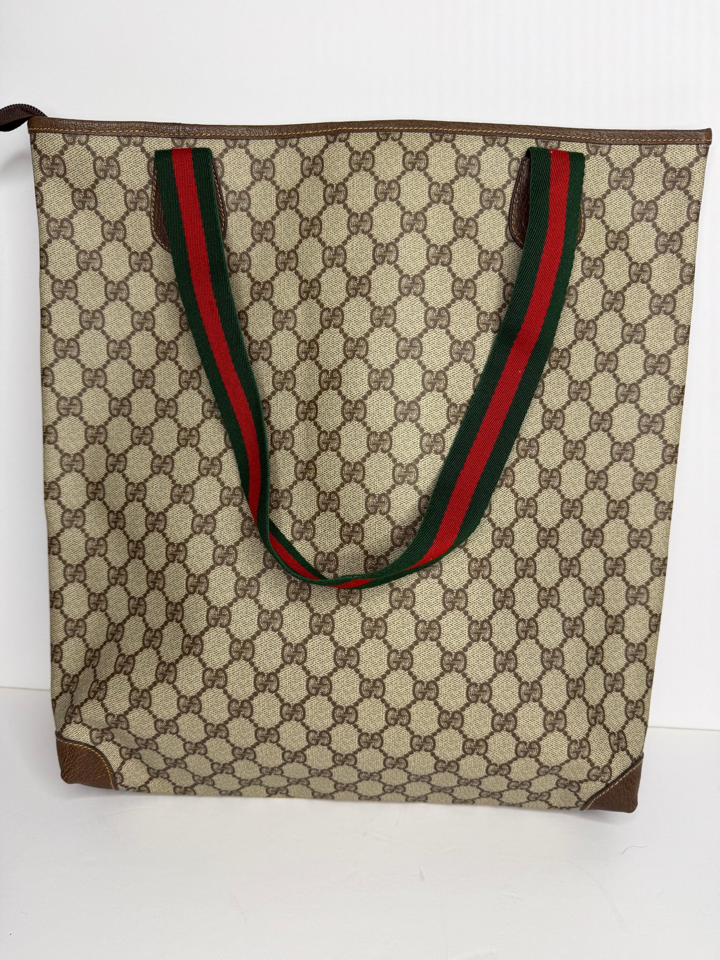 Pre-owned Gucci vintage Sherry line shoulder tote