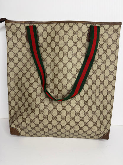 Pre-owned Gucci vintage Sherry line shoulder tote