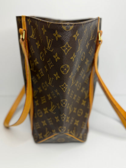 Pre-owned Louis Vuitton, monogram, canvas Sac shopper tote MM