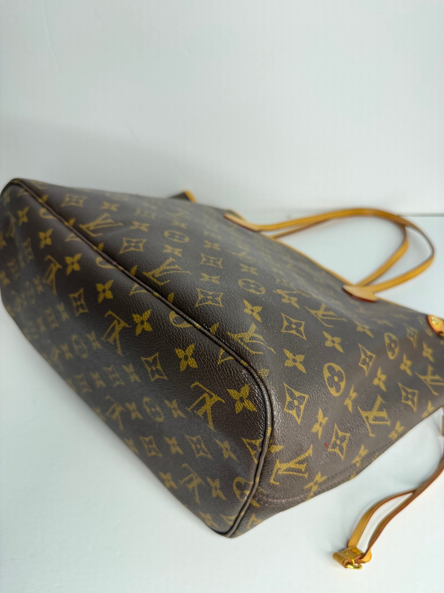 Pre-owned Louis Vuitton monogram canvas Neverfull MM shoulder tote
