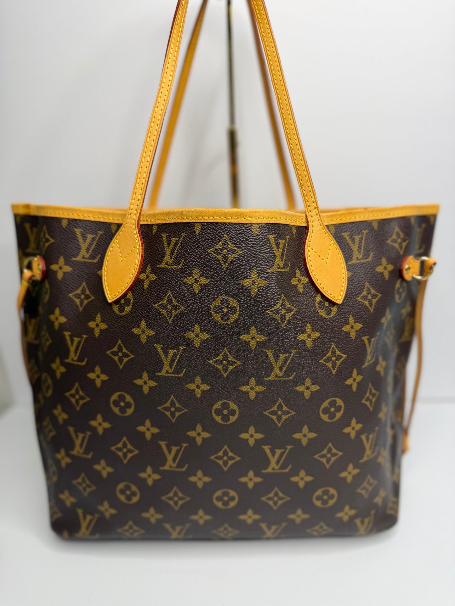 Pre-owned Louis Vuitton Mono canvas Neverfull MM tote