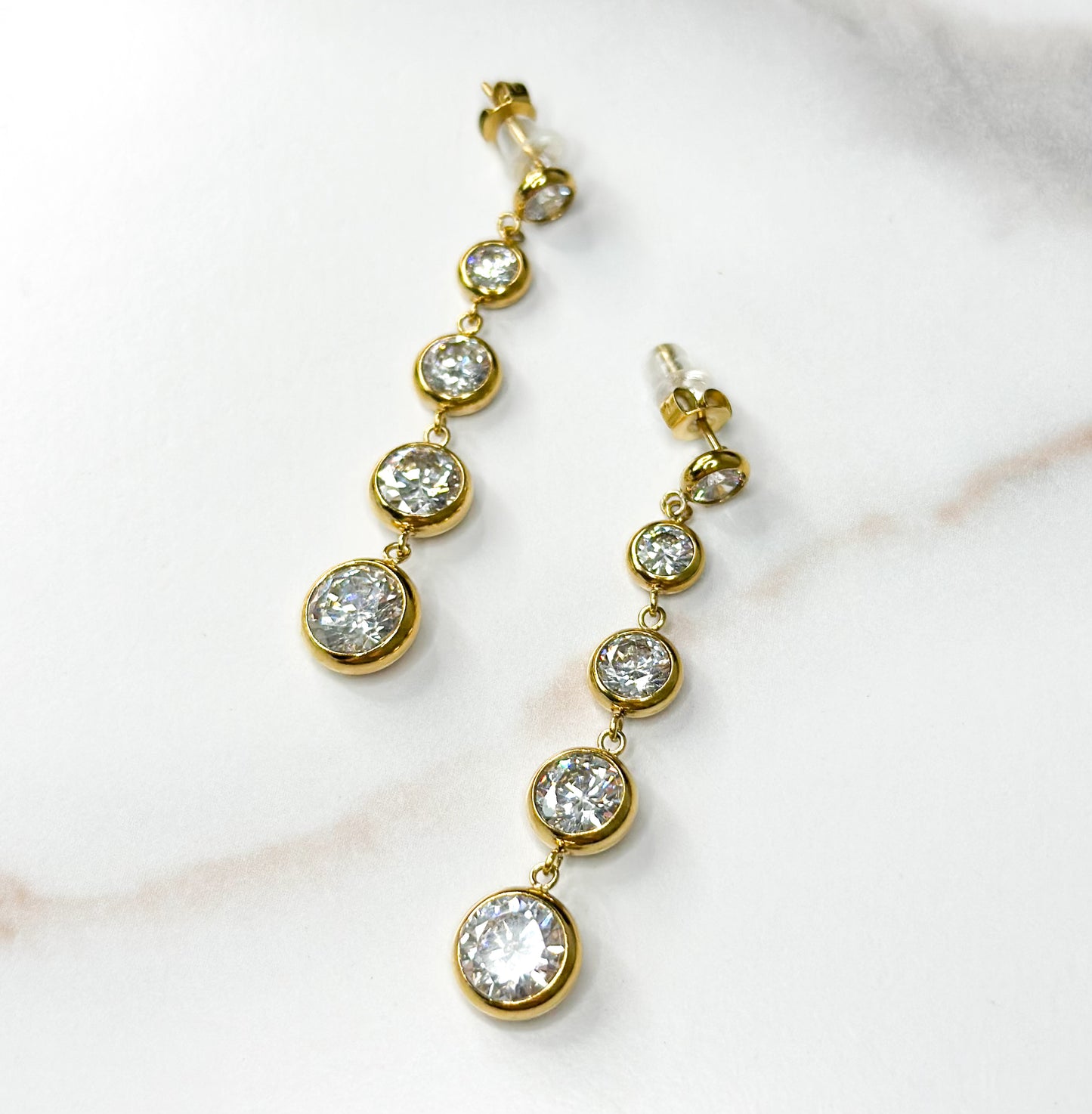 Olivia drop earrings GLD