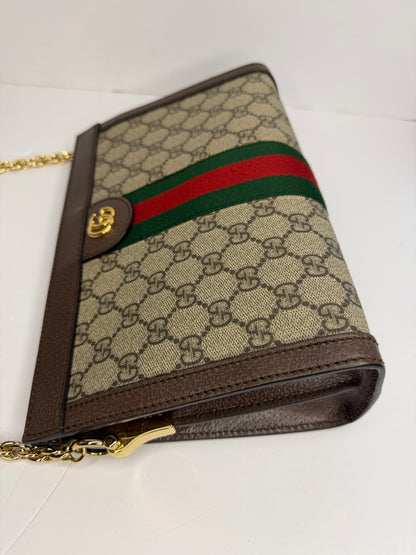 Pre-owned Gucci supreme canvas medium Ophidia Crossbody