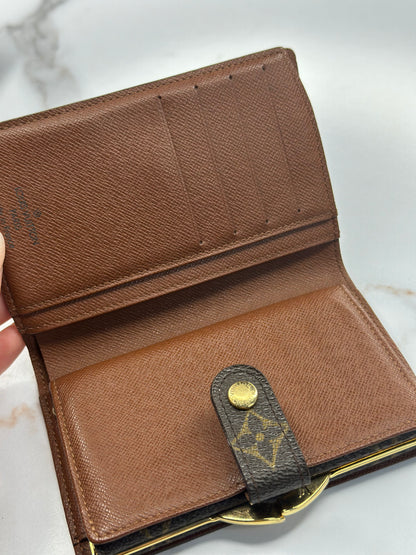 Pre-owned Louis Vuitton monogram canvas viennois wallet