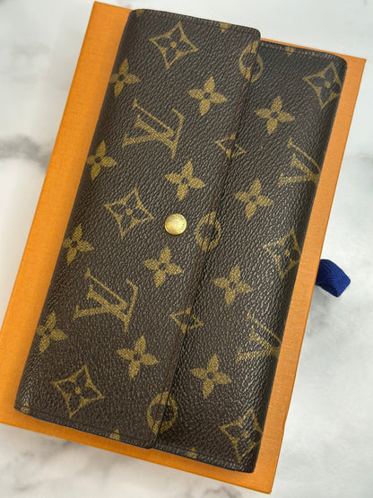 Pre-owned Louis Vuitton monogram canvas Porte Tresor wallet