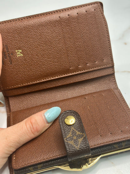 Pre-owned Louis Vuitton monogram canvas Viennois Wallet