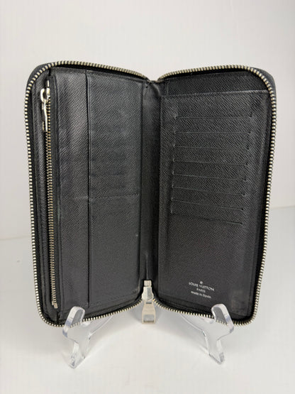 Pre-owned Louis Vuitton Damier Graphite vertical zippy wallet