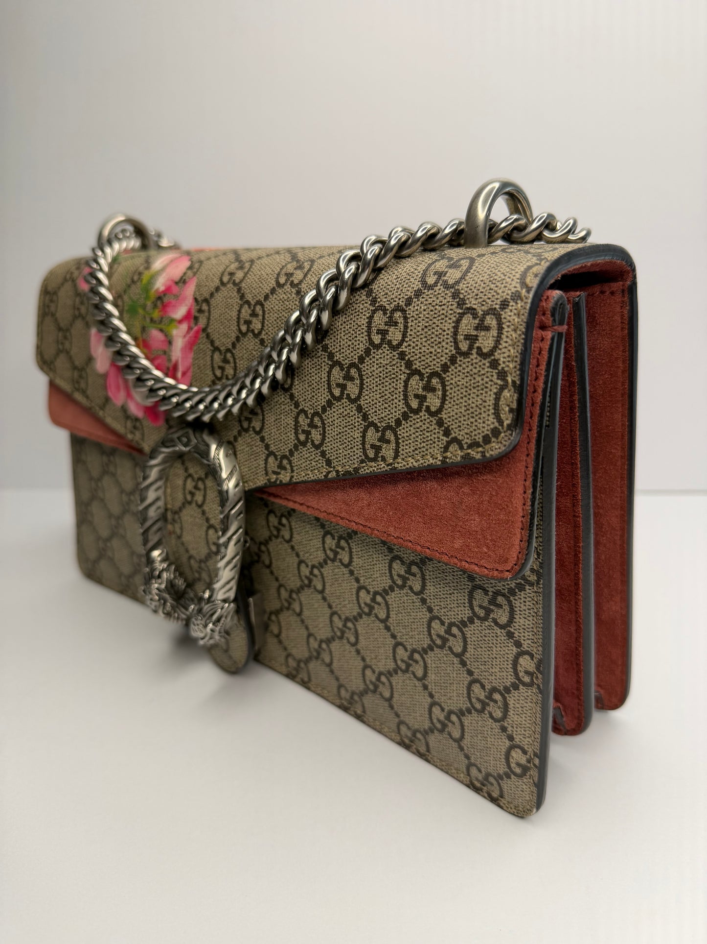 Pre-owned Gucci Blooms Medium Dionysus shoulder bag