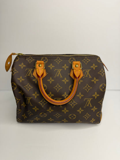 Pre-owned Louis Vuitton monogram canvas speedy 25 Boston bag tote