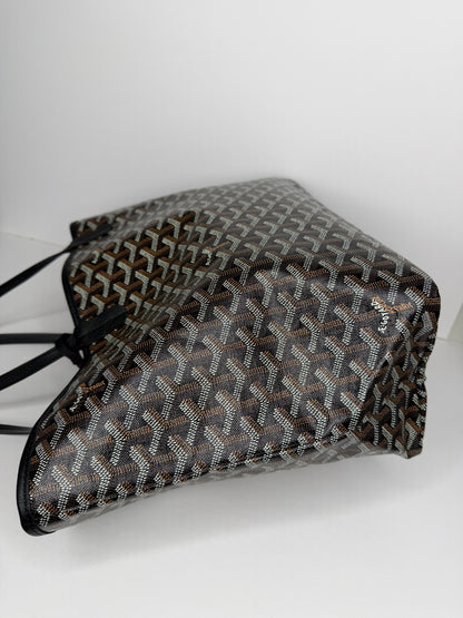 Pre-owned Goyard Black St. Louis p.m. shoulder bag