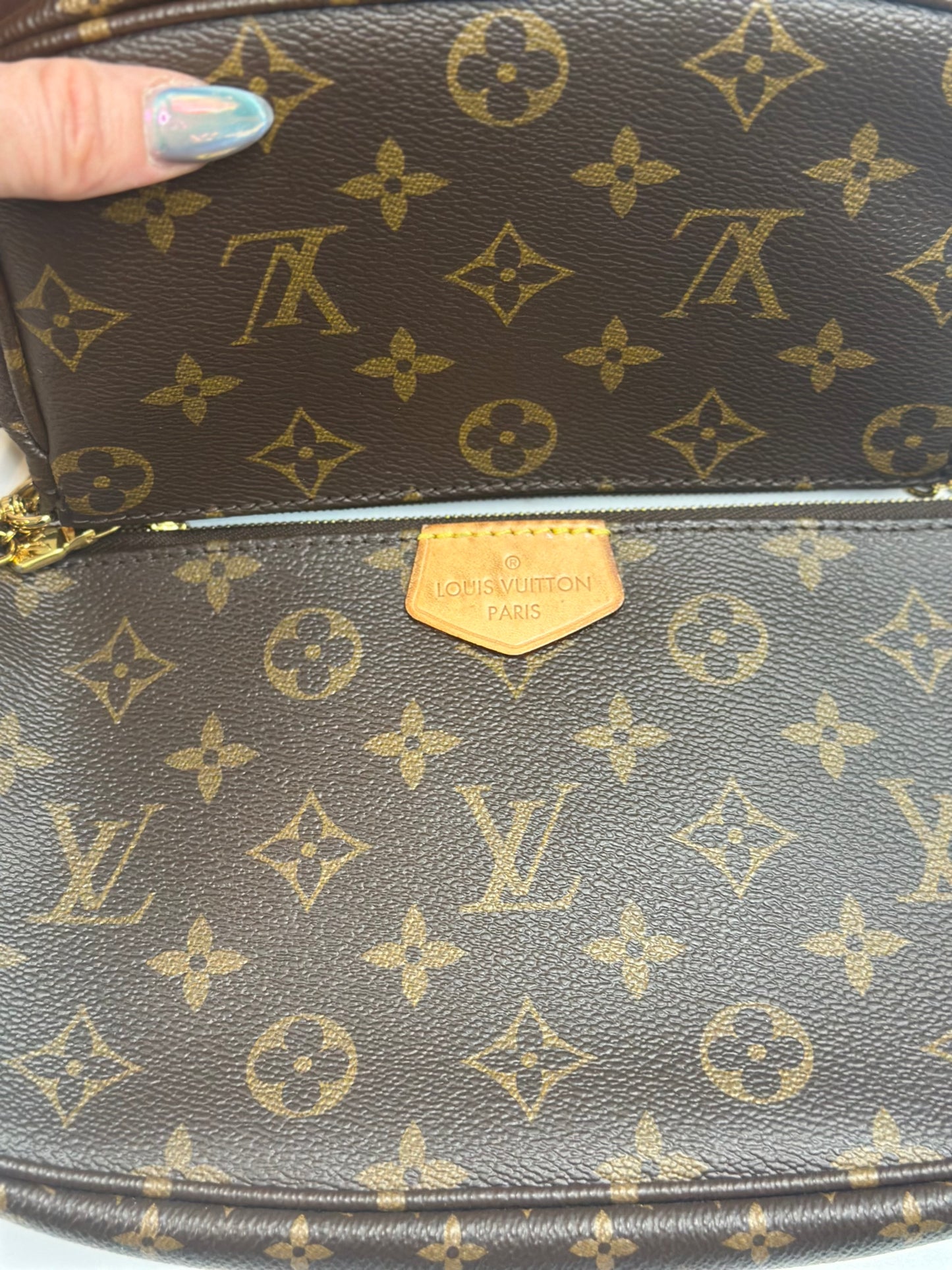 Pre-owned Louis Vuitton Monogram canvas multi pochette accessories crossbody