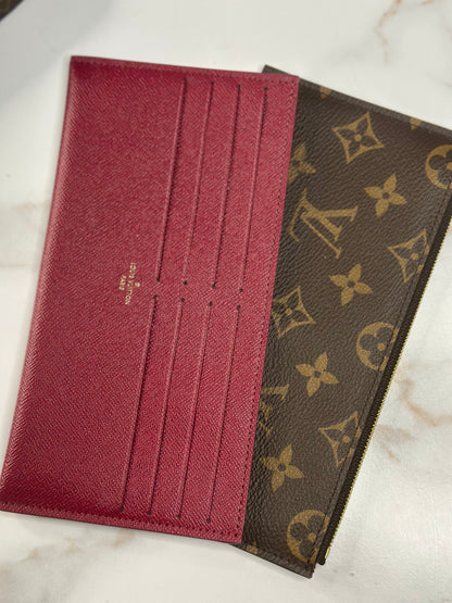 Pre-owned Louis Vuitton monogram canvas felicie crossbody with inserts