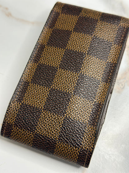 Pre-owned Louis Vuitton Damier Ebene Canvas Etui case ￼