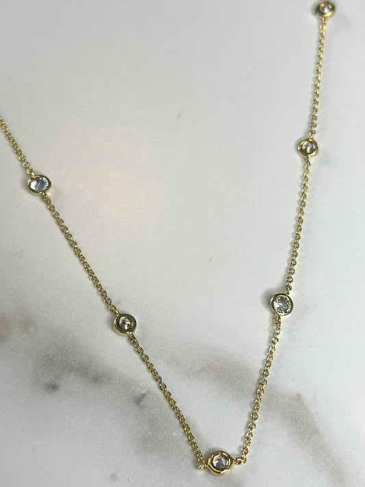 Lace Short layering necklace