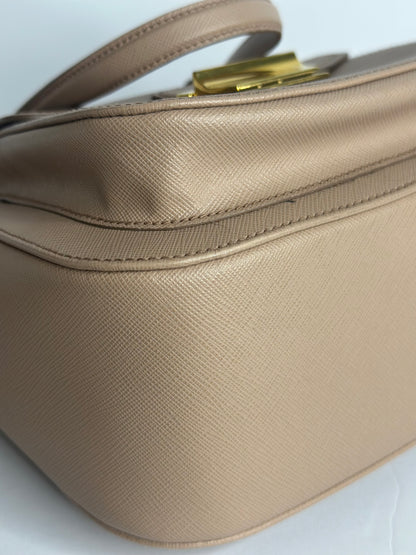 Pre-owned Prada Metropolis Tote blush pink Saffiano Leather & wallet
