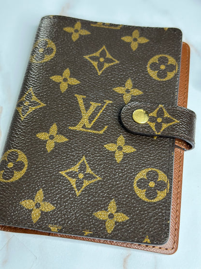 Pre-owned Louis Vuitton Monogram Canvas Agenda PM