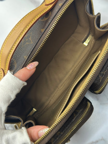 Pre-owned Louis Vuitton monogram canvas utility Crossbody full set