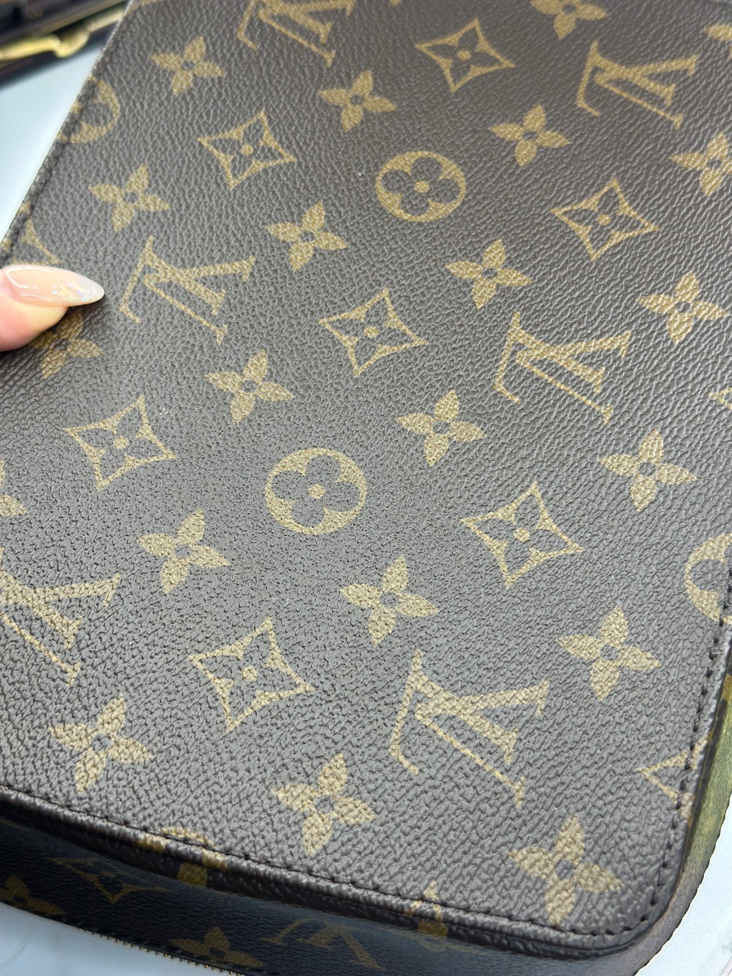 Pre-owned Louis Vuitton monogram canvas bijoux jewelry case