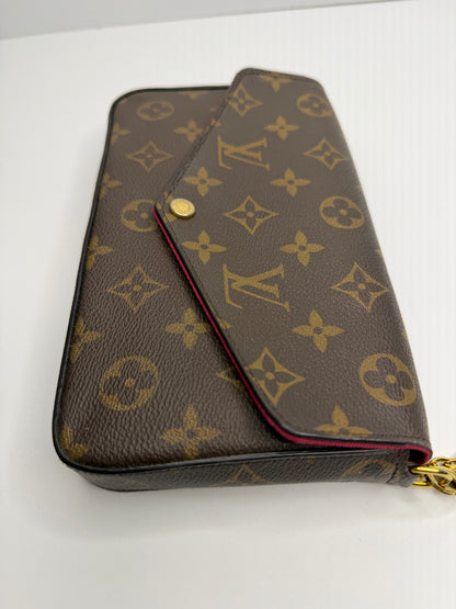 Pre-owned Louis Vuitton monogram canvas felicie pochette Crossbody