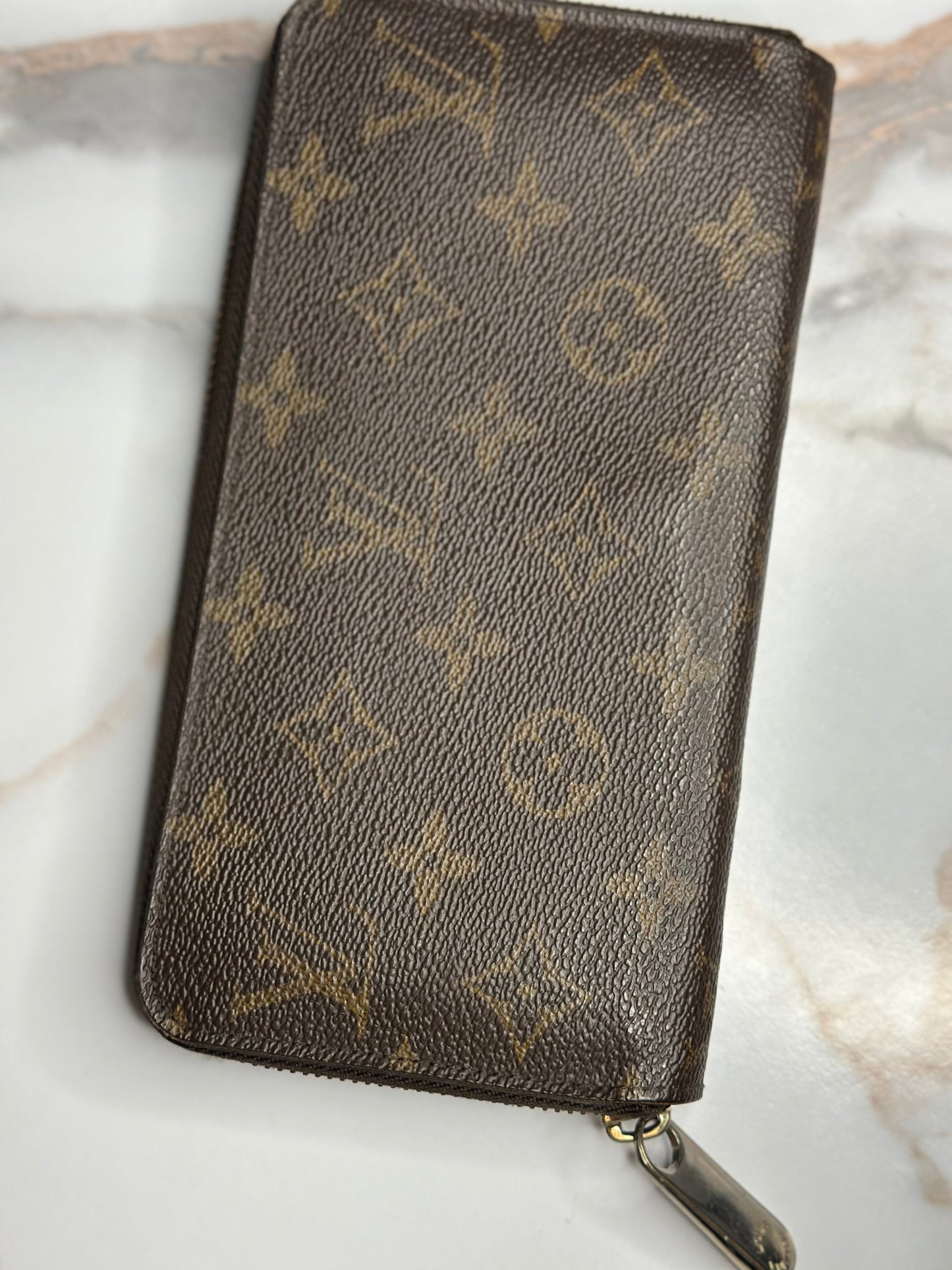 Pre-owned Louis Vuitton monogram canvas zippy wallet