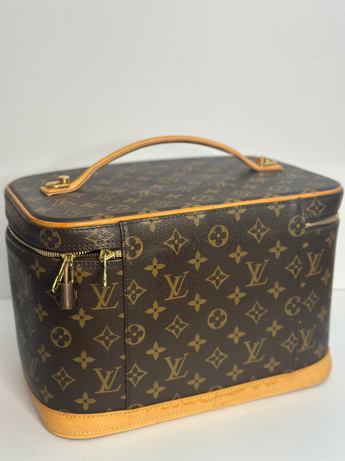 Pre-owned Louis Vuitton monogram canvas Nice Vanity
