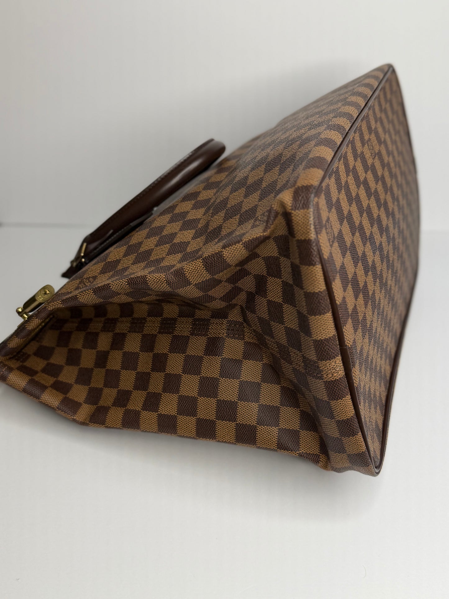 Pre-owned Louis Vuitton Damier Ebene Greenwich PM travel tote