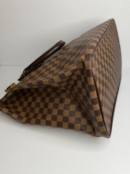 Pre-owned Louis Vuitton Damier Ebene Greenwich PM travel tote