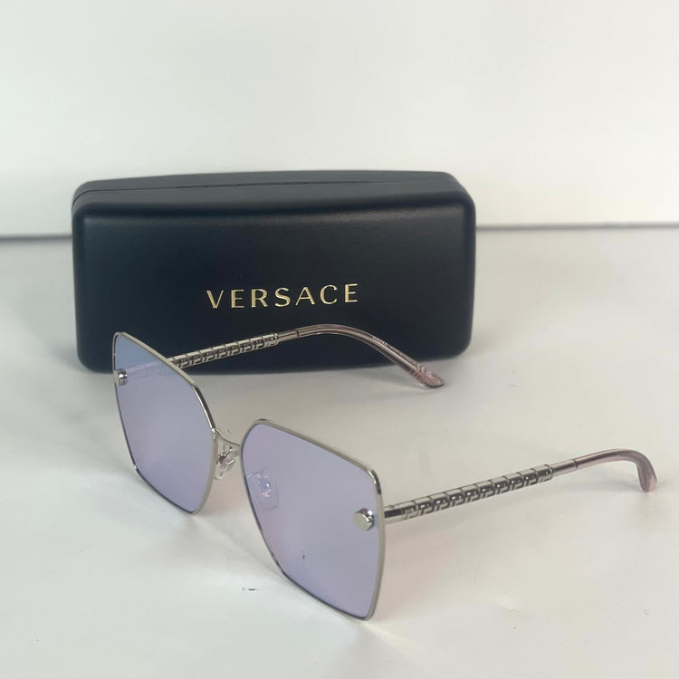 #37 Pre-Owned Versace Silver Sunglasses