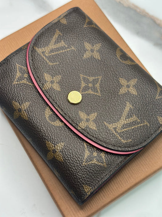 Pre-owned Louis Vuitton monogram canvas Ariane Wallet