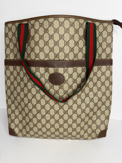 Pre-owned Gucci vintage Sherry line shoulder tote