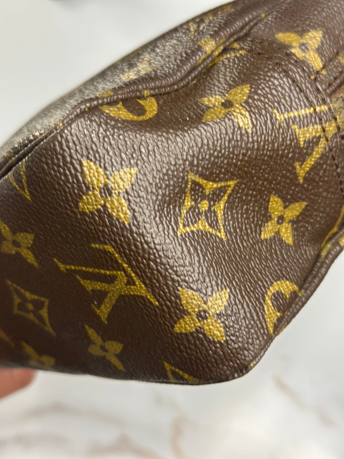 Pre-owned Louis Vuitton monogram canvas trousse 28 toiletry pouch