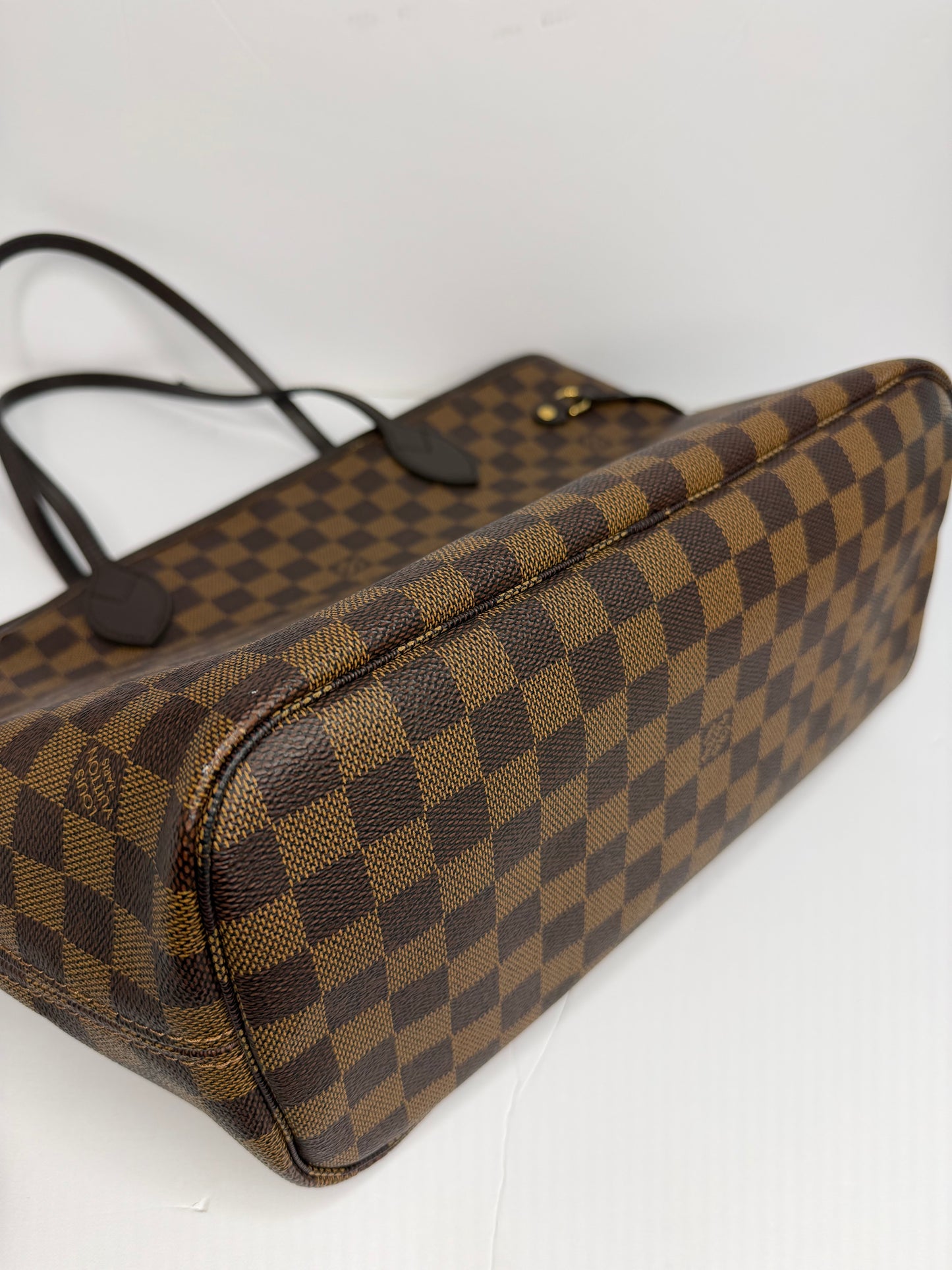Pre-owned Louis Vuitton Damier Ebene Neverfull MM tote