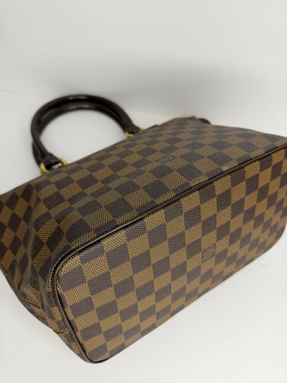 Pre-owned Louis Vuitton Damier Ebene Canvas Saleya PM Tote